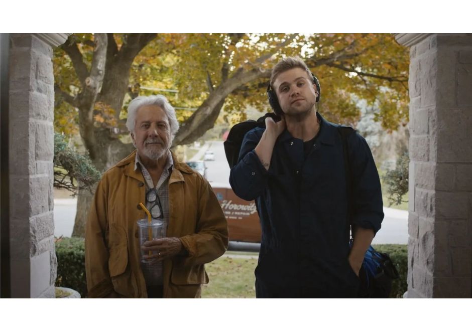 Dustin Hoffman and Leo Woodall in 'Tuner'