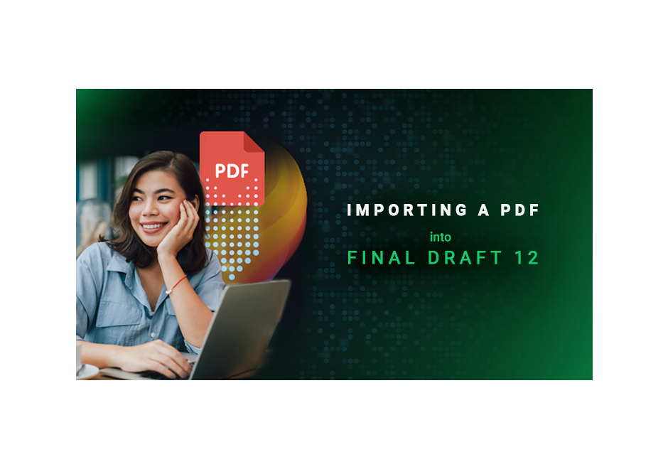 Importing a PDF into Final Draft
