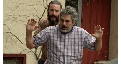 Tom Pelphrey and Mark Ruffalo in 'Task'