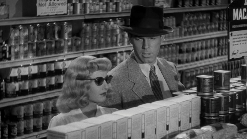 Barbara Stanwyck and Fred MacMurray in 'Double Indemnity'