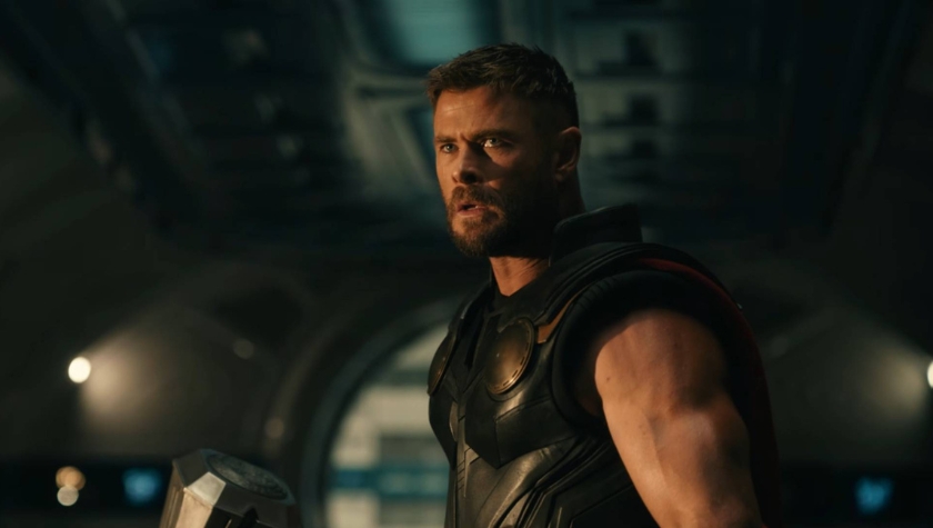Thor (Chris Hemsworth) delivering an ominous monologue in the 'Avengers: Doomsday' trailer