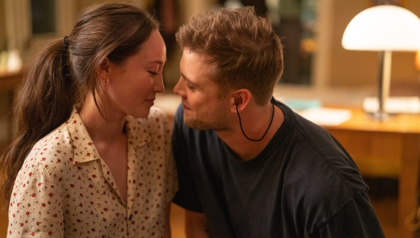 Havana Rose Liu and Leo Woodall in 'Tuner'