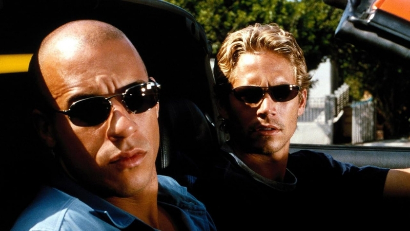 Vin Diesel and Paul Walker in 'The Fast and the Furious'